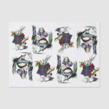 Klassiker Alice i underland- & vitkanin