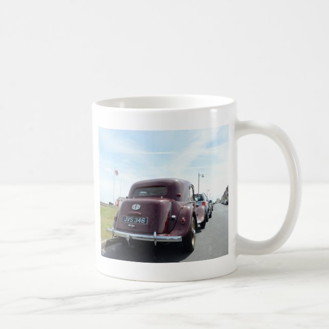 Klassiker Burgundy Citroen Kaffemugg (Höger)