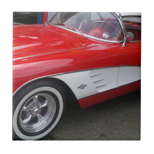 Klassiker Chevrolet Corvette Kakelplatta