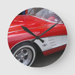 Klassiker Chevrolet Corvette Rund Klocka