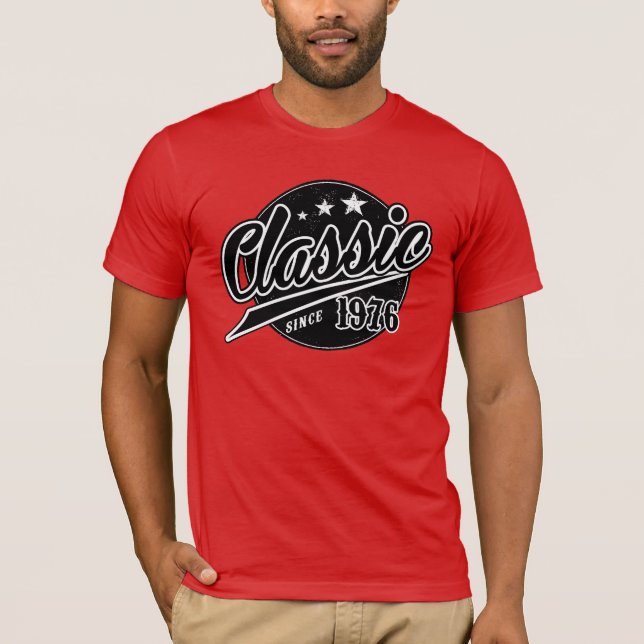 Klassiker efter 1976 t-shirt (Framsida)