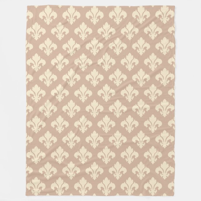 Klassiker Fleur de Lis Fleecefilt (Framsidan)