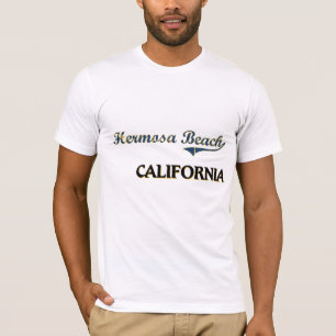 Klassiker för Hermosa strandKalifornien stad T-shirt