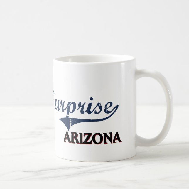 Klassiker för överrrakningArizona stad Kaffemugg (Höger)
