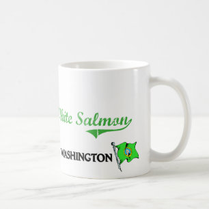 Klassiker för vitlaxWashington stad Kaffemugg