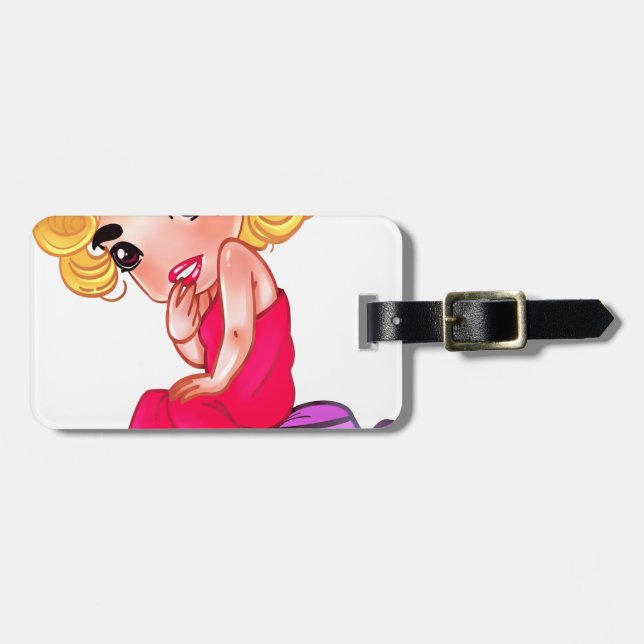 Klassiker Lady.png Bagagebricka (Horisontell Framsida)