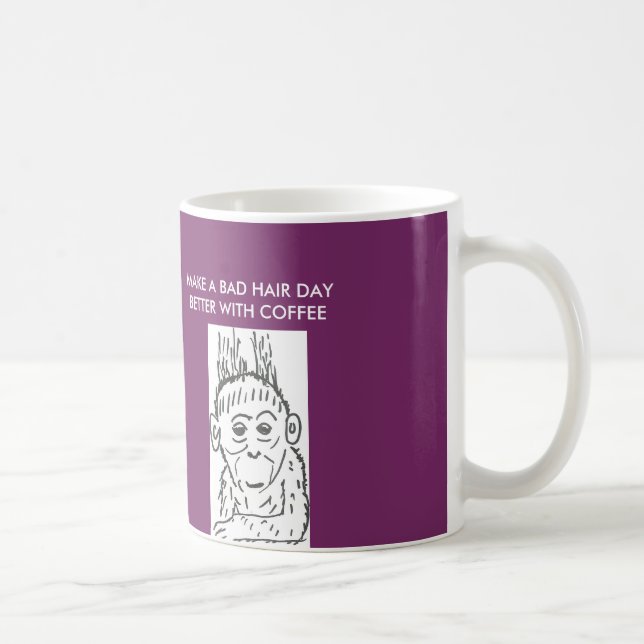 KLASSIKER MUG-MAKE OM DEN BÄTTRE DÅLIGAHÅRDAGEN KAFFEMUGG (Höger)