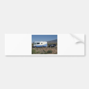 Klassiker RV Motorhome för blått för SafariTrek Bildekal