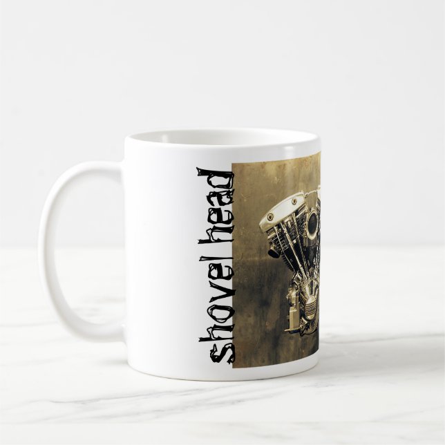 Klassiker Shovelhead Kaffemugg (Vänster)