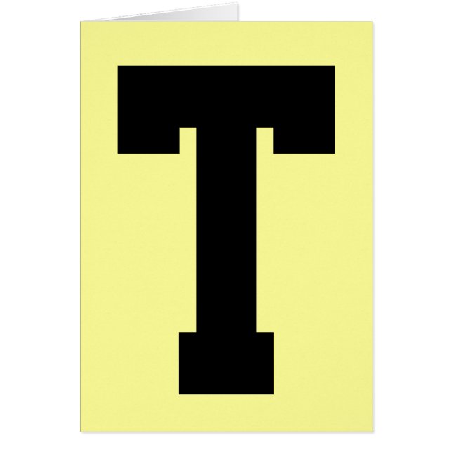 Klassiker "T ", Hälsningskort (Framsidan)