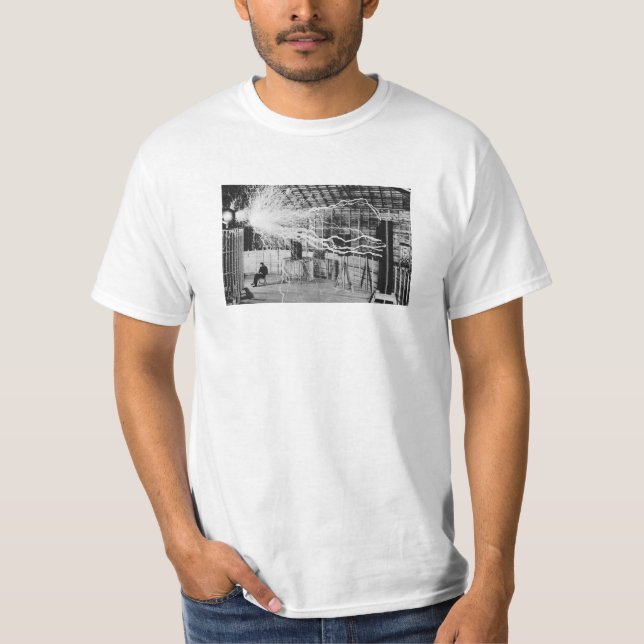 Klassiker Tesla Tee Shirt (Framsida)