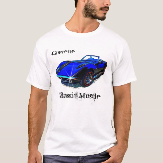 Klassiker Vette 1970 T Shirt (Framsida)