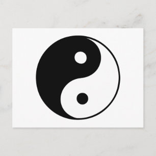 Klassiker Yin Yang Vykort