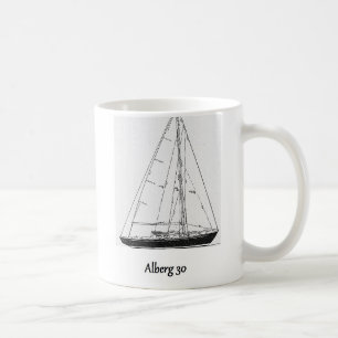 KlassikerAlberg 30 yacht Kaffemugg