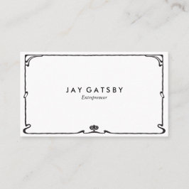 Klassikerart déco/art nouveau visitkort