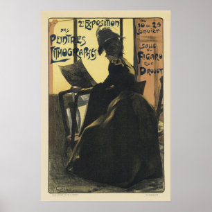Klassikerart nouveauaffischer - Lithographs Poster