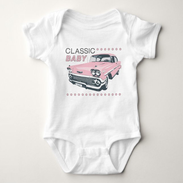 Klassikerbabyrosor Tee (Framsida)