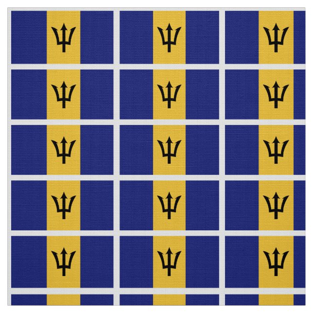 KlassikerBarbados flagga Tyg (Provkarta)