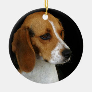 KlassikerBeagle Julgransprydnad Keramik