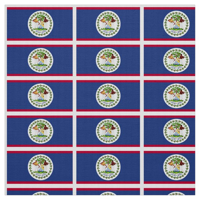 KlassikerBelize flagga Tyg (Provkarta)