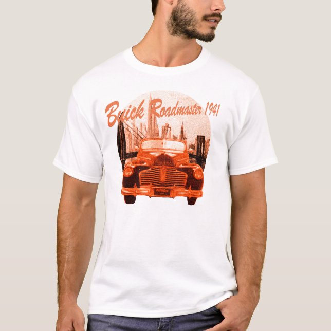 Klassikerbil Buick Roadmaster 1941 T Shirt (Framsida)