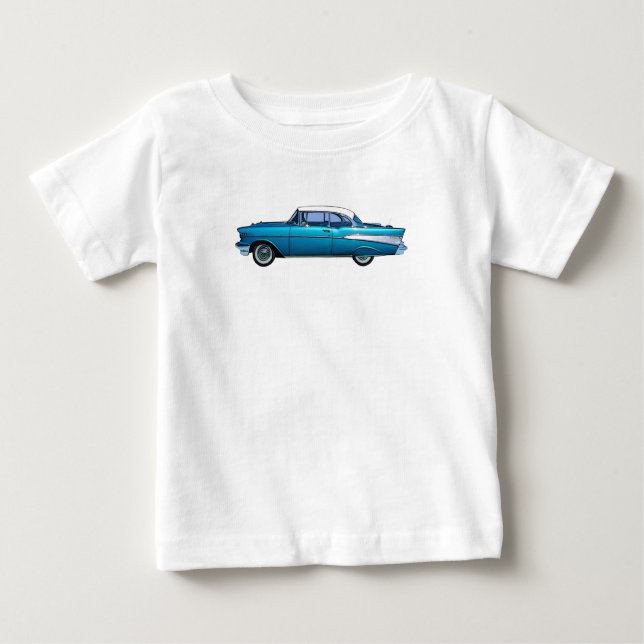 Klassikerbil Chevy 1957 BelAire Tee (Framsida)