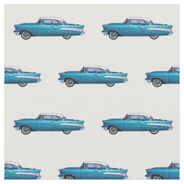 Klassikerbil Chevy 1957 BelAire Tyg (Närbild)