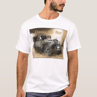 Klassikerbil, klassikerbilnöt t-shirt