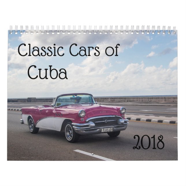 Klassikerbilar av cuba kalender (Omslag)