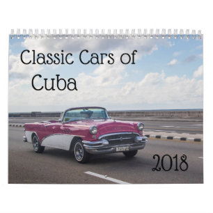Klassikerbilar av cuba kalender