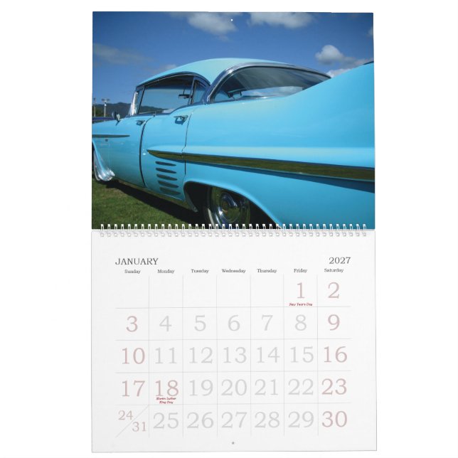 Klassikerbilkalender - GoPro wow Kalender (Jan 2027)