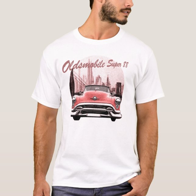 KlassikerbilOldsmobile toppen 88 Tee Shirt (Framsida)
