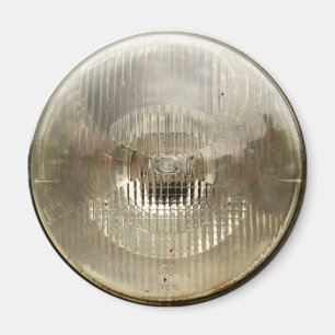 Klassikerbilpannlampa med linsen för magnet