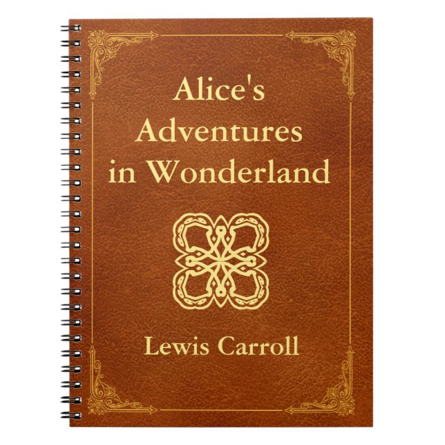 Klassikerbokomslag Anteckningsbok Med Spiral (Framsidan)