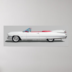 KlassikerCadillac bil Poster