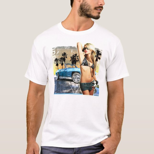 KlassikerCorvette skönhet T-shirt (Framsida)