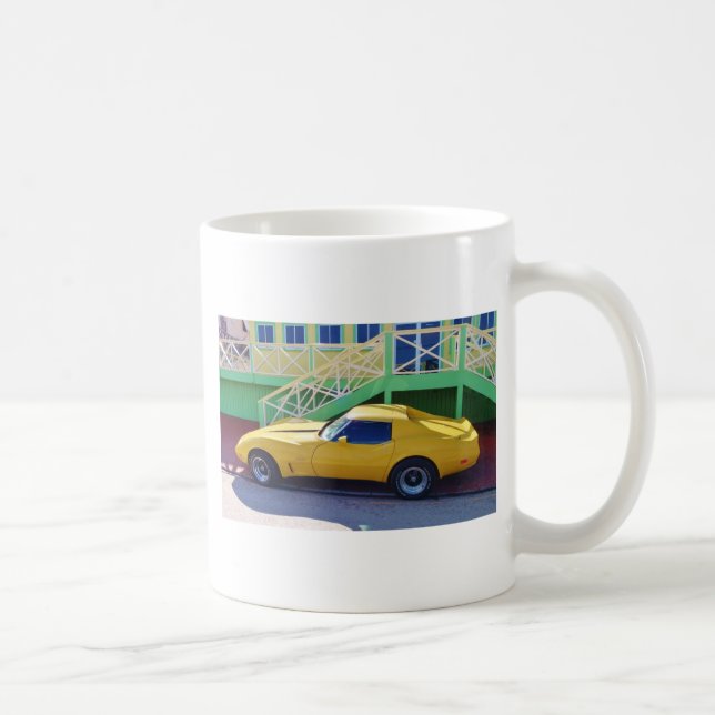 KlassikerCorvette Stingray. Kaffemugg (Höger)
