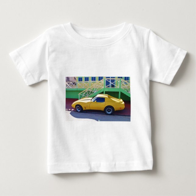 KlassikerCorvette Stingray. Tee (Framsida)
