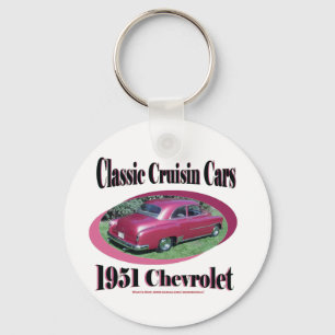 KlassikerCruisin bilar Chevrolet 1951 Nyckelring