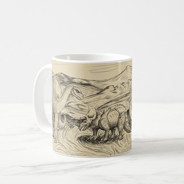 KlassikerDinosaurs Kaffemugg (Framsida vänster)