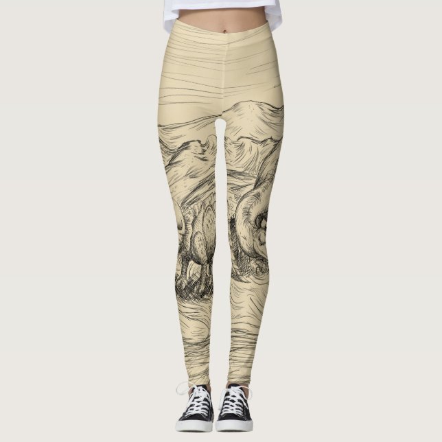 KlassikerDinosaurs Leggings (Framsida)