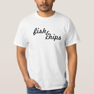 Klassikerfisk och chiper t-shirt