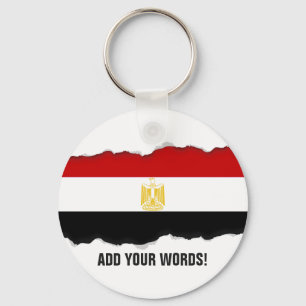 Klassikerflagga av egyptenen nyckelring