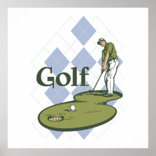 KlassikerGolf Poster