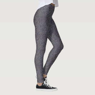 Klassikergrå färg Houndstooth Leggings