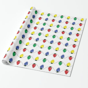 Klassikerhelgdagljus som slår in papper presentpapper
