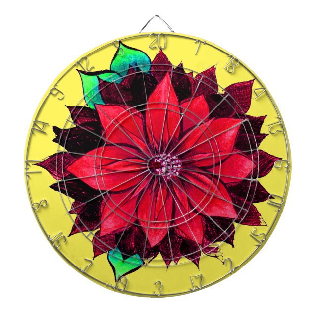 KLASSIKERJULSTJÄRNA i RÖTT Piltavla (Framsidan)