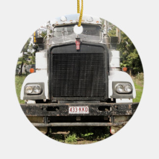KlassikerKenworth lastbil Julgransprydnad Keramik