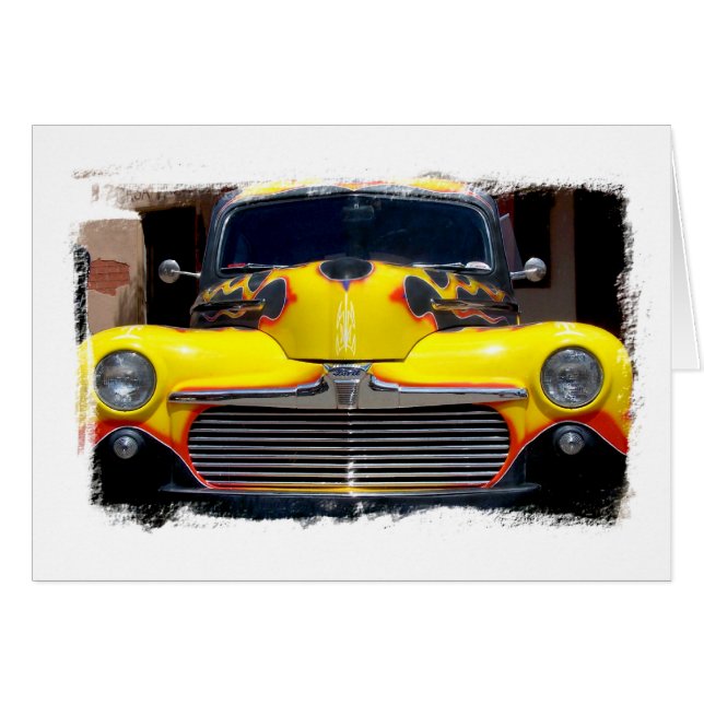 Klassikerlastbilkonst Hälsningskort (Framsidan Horizontal)