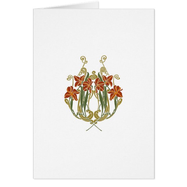 Klassikerlilja Hälsningskort (Framsidan)